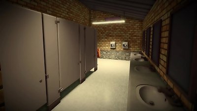 fan gets pulverized in bathroom